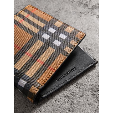 burberry check international bifold wallet|Burberry men's wallet canada.